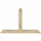 Ekena Millwork Portland Rough Sawn Timber Gable Bracket, Douglas Fir, 48"W x 30"H x 4"D x 4"F, 15/12 Pitch GBW048X30X0404POR00RDF - alternate 1